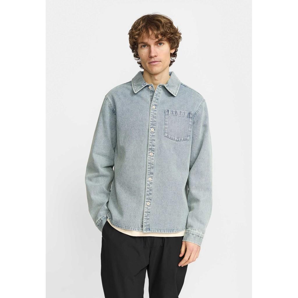 Revolution Casual Shirt Blue Hemd Herren blau